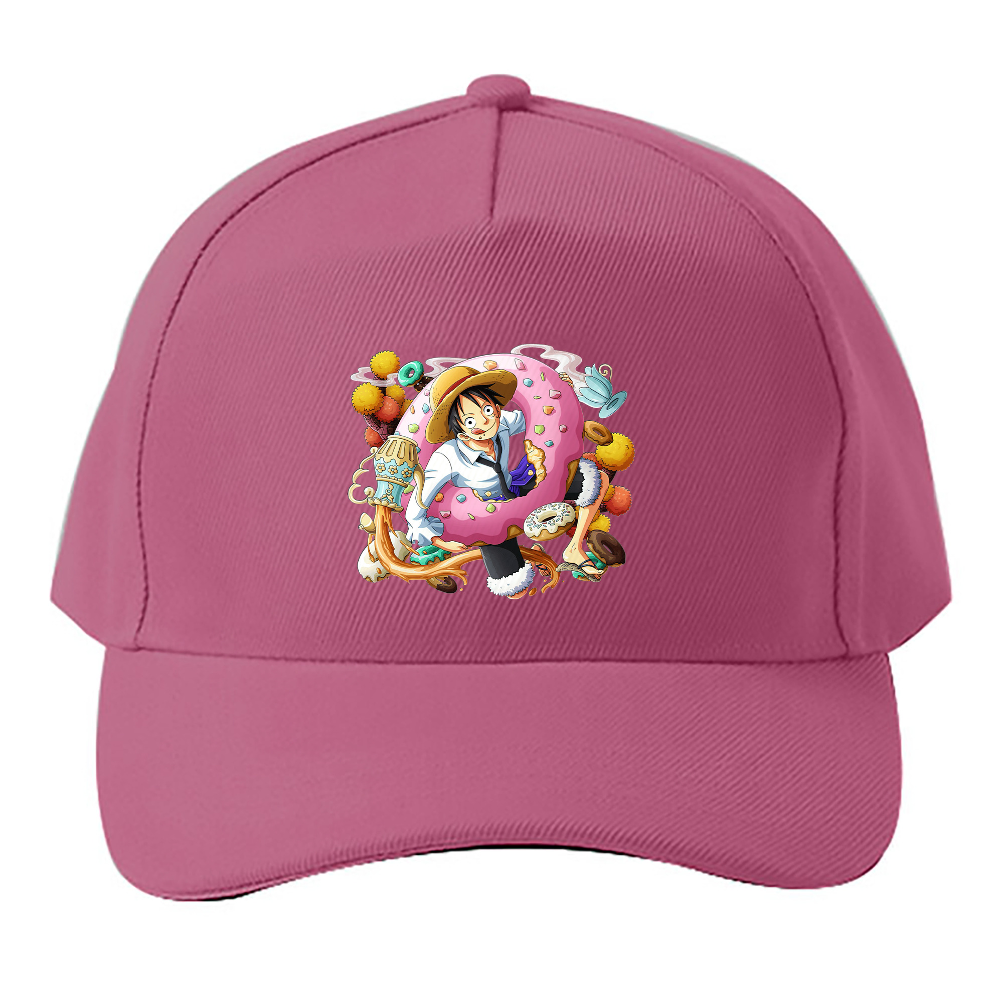 （画像用） ワンピース モンキー・D・ルフィ ONE PIECE Monkey D. Luffy ベースボールキャップ 綿100％ 男女兼用 帽子 スポーツ